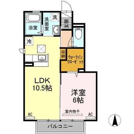 クレストコートの物件間取画像